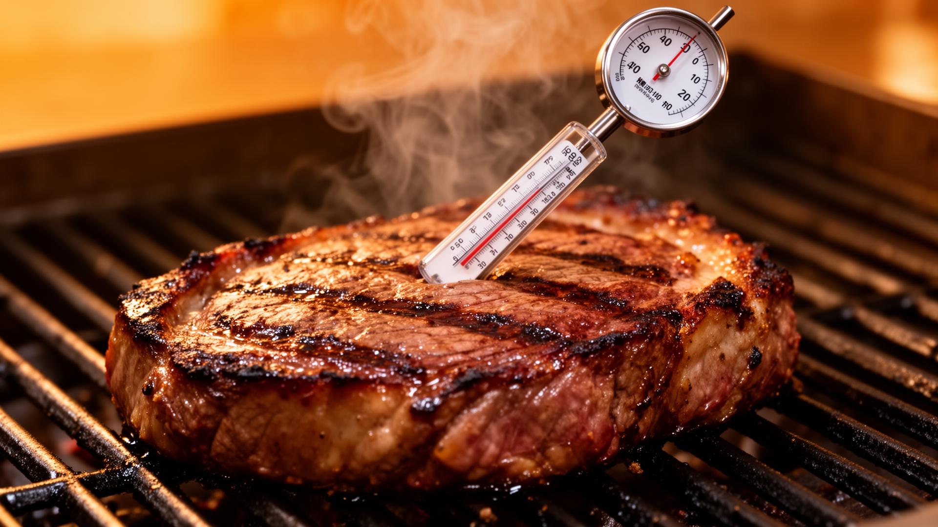 Guida alla temperatura della carne per barbecue, adesivo magnetico per